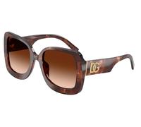 Dolce & Gabbana Femme Dolce & Gabbana DG4513 322274 Lunettes de soleil Acétate Rouge Marron Carré Normale Ombré