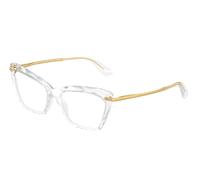 Dolce & Gabbana Femme DG5025 3133 Montures optiques Nylon Transparent Cat Eye Normale