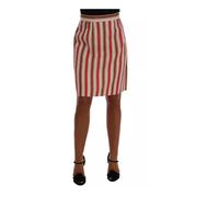 Dolce & Gabbana, Femme, Jupes, Multicolore, Taille: 38 FR Jupe Mini Rayée Multicolore Rayure Verticale