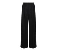 Dolce & Gabbana, Femme, Pantalons, Noir, Taille: 34 FR Pantalon à rayures avec pli pressé