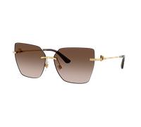 Dolce&Gabbana Femme Sunglass DG2321 - Couleur du Monture: Or, Couleur de Lentille: Dégradé marron