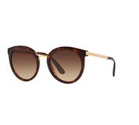Dolce&Gabbana Femme Sunglass DG4268 - Couleur du Monture: Havana, Couleur de Lentille: Dégradé Marron foncé Marron clair