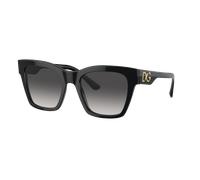 Dolce&Gabbana Femme Sunglass DG4384 - Couleur du Monture: Noir, Couleur de Lentille: Dégradé Gris