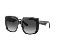 Dolce&Gabbana Femme Sunglass DG4414 - Couleur du Monture: Noir sur Noir Transparent, Couleur de Lentille: Dégradé Gris