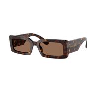 Dolce&Gabbana Femme Sunglass DG4416 - Couleur du Monture: Havana, Couleur de Lentille: Marron foncé