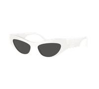 Dolce&Gabbana Femme Sunglass DG4450 - Couleur du Monture: Blanc, Couleur de Lentille: Gris foncé
