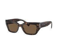 Dolce&Gabbana Femme Sunglass DG4462 - Couleur du Monture: Havana, Couleur de Lentille: Marron foncé