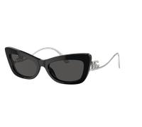Dolce&Gabbana Femme Sunglass DG4467B - Couleur du Monture: Noir, Couleur de Lentille: Gris foncé