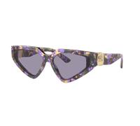 Dolce&Gabbana Femme Sunglass DG4469 - Couleur du Monture: Havana bleu perle, Couleur de Lentille: Gris