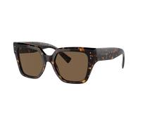 Dolce&Gabbana Femme Sunglass DG4471 - Couleur du Monture: Havana, Couleur de Lentille: Marron foncé