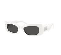 Dolce&Gabbana Femme Sunglass DG4479 - Couleur du Monture: Blanc, Couleur de Lentille: Gris foncé