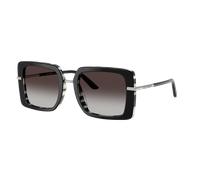 Dolce&Gabbana Femme Sunglass DG4491 - Couleur du Monture: Top Black On Zebra, Couleur de Lentille: Dégradé Gris
