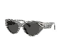 Dolce&Gabbana Femme Sunglass DG4514 - Couleur du Monture: Zébré, Couleur de Lentille: Gris foncé