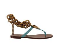 Dolce & Gabbana - Flat Sandales - Femme - Chaussures - Multicolore - Taille: 35 1/2 EU