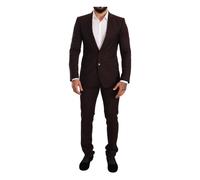 Dolce & Gabbana, Homme, Costumes, Rouge, Taille: S Costume Martini Bordeaux Rayé