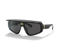 Dolce & Gabbana Homme DG6177 501/87 Lunettes de soleil Nylon Noir Gris Carré Normale