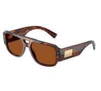 Dolce & Gabbana Homme Dolce & Gabbana DG4482 322273 Lunettes de soleil Acétate Rouge Marron Pilote Normale