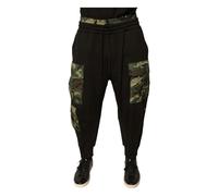 Dolce & Gabbana - Joggers Sportifs Mélange - Homme - Pantalons - Noir - Taille: S