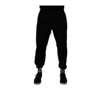 Dolce & Gabbana, Homme, Pantalons, Noir, Taille: XL Jogger Pantalons de survêtement en Coton Noir