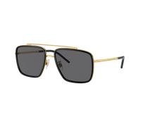 Dolce&Gabbana Homme Sunglass DG2220 - Couleur du Monture: Or/Noir, Couleur de Lentille: Gris-Noir