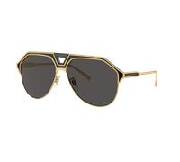 Dolce&Gabbana Homme Sunglass DG2257 - Couleur du Monture: Or/Noir mat, Couleur de Lentille: Gris foncé