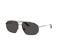 Dolce&Gabbana Homme Sunglass DG2328 - Couleur du Monture: Argent/Noir mat, Couleur de Lentille: Gris foncé