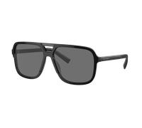 Dolce&Gabbana Homme Sunglass DG4354 - Couleur du Monture: Noir, Couleur de Lentille: Gris foncé