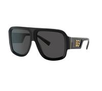 Dolce&Gabbana Homme Sunglass DG4401 - Couleur du Monture: Noir, Couleur de Lentille: Gris foncé