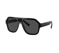 Dolce&Gabbana Homme Sunglass DG4433 - Couleur du Monture: Noir, Couleur de Lentille: Gris foncé