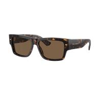 Dolce&Gabbana Homme Sunglass DG4451 - Couleur du Monture: Havana, Couleur de Lentille: Marron foncé