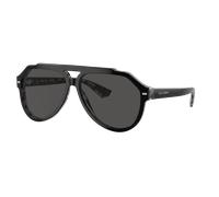 Dolce&Gabbana Homme Sunglass DG4452 - Couleur du Monture: Noir sur gris Havana, Couleur de Lentille: Gris foncé