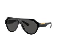 Dolce&Gabbana Homme Sunglass DG4466 - Couleur du Monture: Noir, Couleur de Lentille: Gris foncé