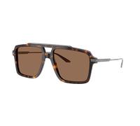 Dolce&Gabbana Homme Sunglass DG4477 - Couleur du Monture: Havana, Couleur de Lentille: Marron foncé