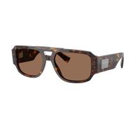 Dolce&Gabbana Homme Sunglass DG4482 - Couleur du Monture: Havana, Couleur de Lentille: Marron foncé