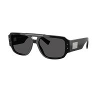 Dolce&Gabbana Homme Sunglass DG4482 - Couleur du Monture: Noir, Couleur de Lentille: Gris foncé