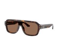 Dolce&Gabbana Homme Sunglass DG4507 - Couleur du Monture: Havana, Couleur de Lentille: Marron foncé