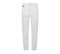 Dolce & Gabbana - Jean en Denim avec Détail Logo - Femme - Jeans - Blanc - Taille: 40 FR
