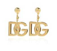Dolce & Gabbana - Logo Earrings - Femme - Accessoires - Jaune - Taille: ONE Size