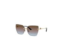 Dolce & Gabbana Femme Dolce & Gabbana DG2321 02/48 Lunettes de soleil Métal Or Bleu Cat Eye Normale Ombré