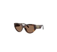 Dolce & Gabbana Femme Dolce & Gabbana DG4514 502/73 Lunettes de soleil Acétate Tortue Marron Cat Eye Normale