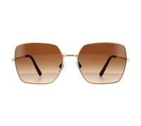 Dolce & Gabbana Lunettes de Soleil DG2242 02/13 Or Foncé Dégradé Brun