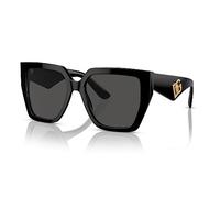 Dolce & Gabbana Femme DG4438 501/87 Lunettes de soleil Acétate Noir Gris Carré Normale