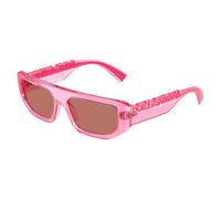 Dolce & Gabbana - Lunettes de soleil rectangulaires - unisex - Accessoires - Rose - Taille: 56 MM