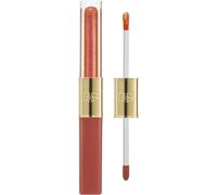 Dolce&Gabbana Make It Double! Lip Tint & Gloss Duo brillant et rouge à lèvres longue tenue 2 en 1 teinte 01 Orange Squeeze - Warm Nude & Orange Shimmer 2x2 ml