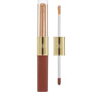 Dolce&Gabbana Make It Double! Lip Tint & Gloss Duo brillant et rouge à lèvres longue tenue 2 en 1 teinte 04 Caramel Cola - Brown & Gold Shimmer 2x2 ml