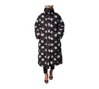 Dolce & Gabbana - Manteau Long Matelassé avec Logo - Femme - Vestes - Noir - Taille: 36 FR