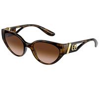 Dolce & Gabbana Femme DG6146 502/13 Lunettes de soleil Nylon Tortue Marrone Cat Eye Normale Sfumé