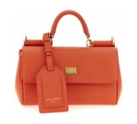 Dolce & Gabbana - Mon Sac Sicily Mini - Femme - Sacs - Orange - Taille: ONE Size