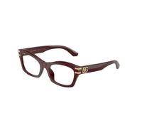 Dolce & Gabbana - Monture optique papillon - Femme - Accessoires - Rouge - Taille: 54 MM