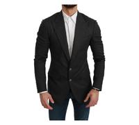 Dolce & Gabbana - Napoli Slim Fit Blazer - Neuf avec Étiquettes - Homme - Vestes - Gris - Taille: S